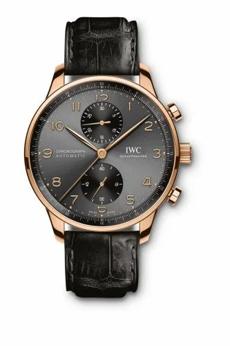 IWC Portugieser Chronograph Red Gold / Grey IW3716-10 (IW371610)